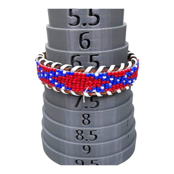 Lot 5 Handcrafted Native American Beaded Jewelry Necklace Bracelets Choker READ - Picture 11 of 12